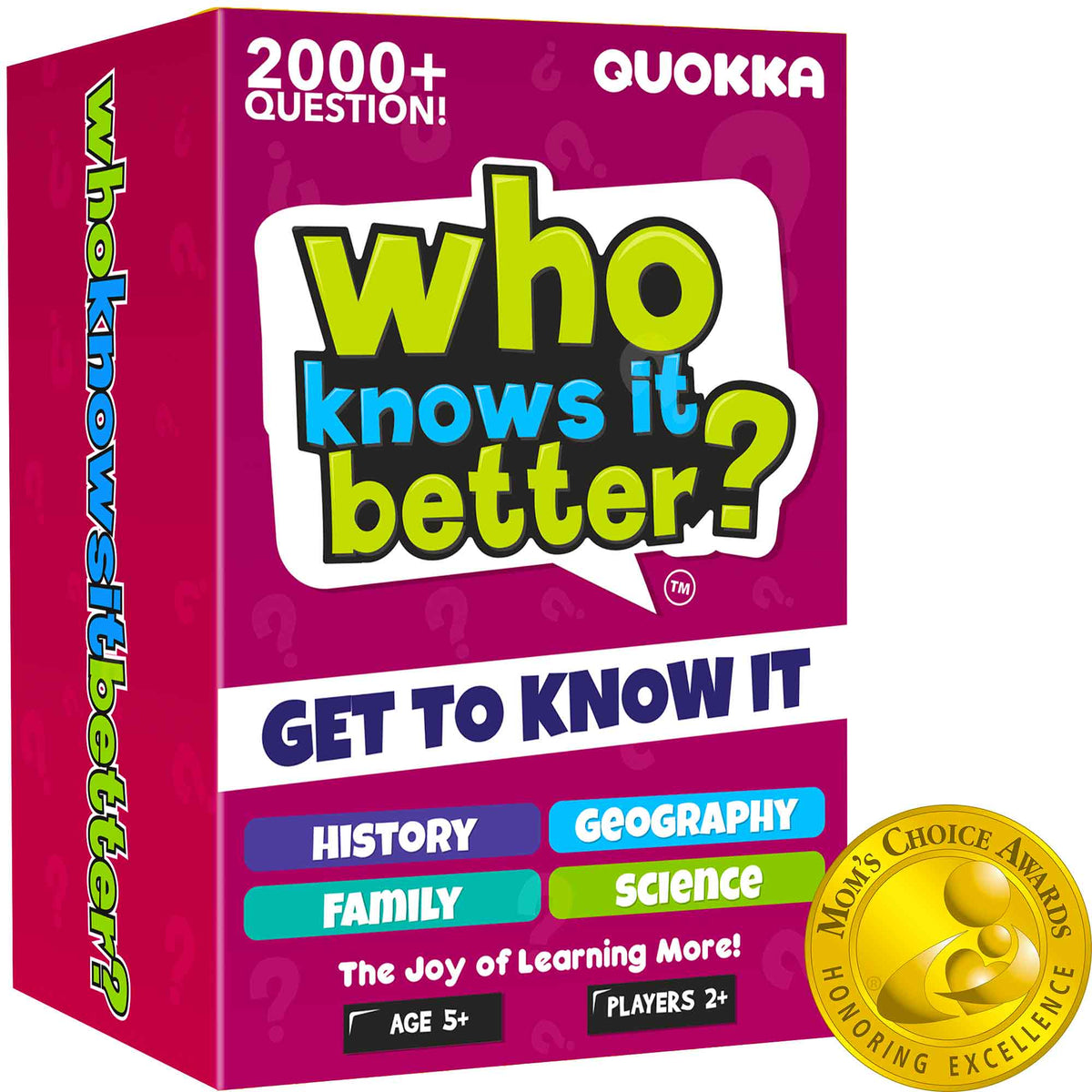 Set 4 in 1 Who Knows Better?