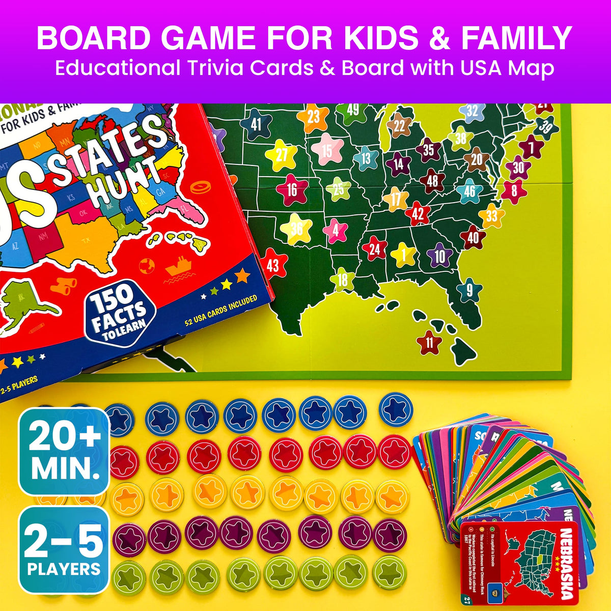 Learn US States with Game