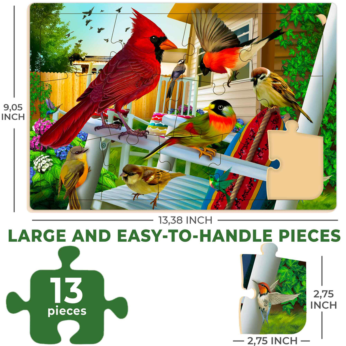 13 Pcs Dementia Puzzles for Elderly | Animals