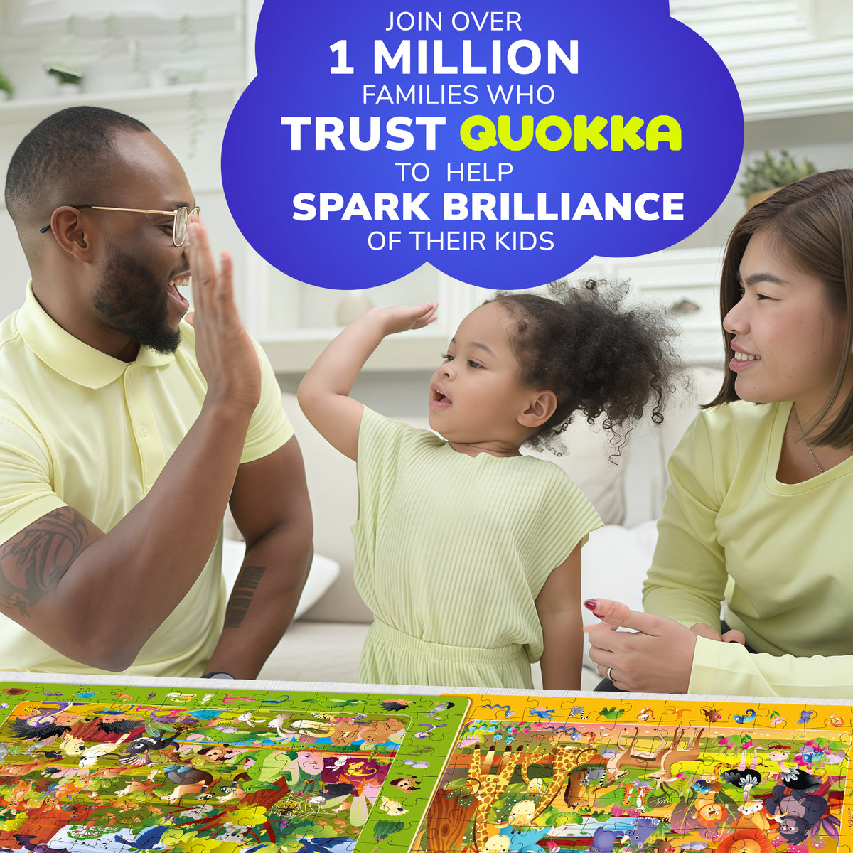 100 Piece Search & Find Puzzles for Kids with Animals, Cars