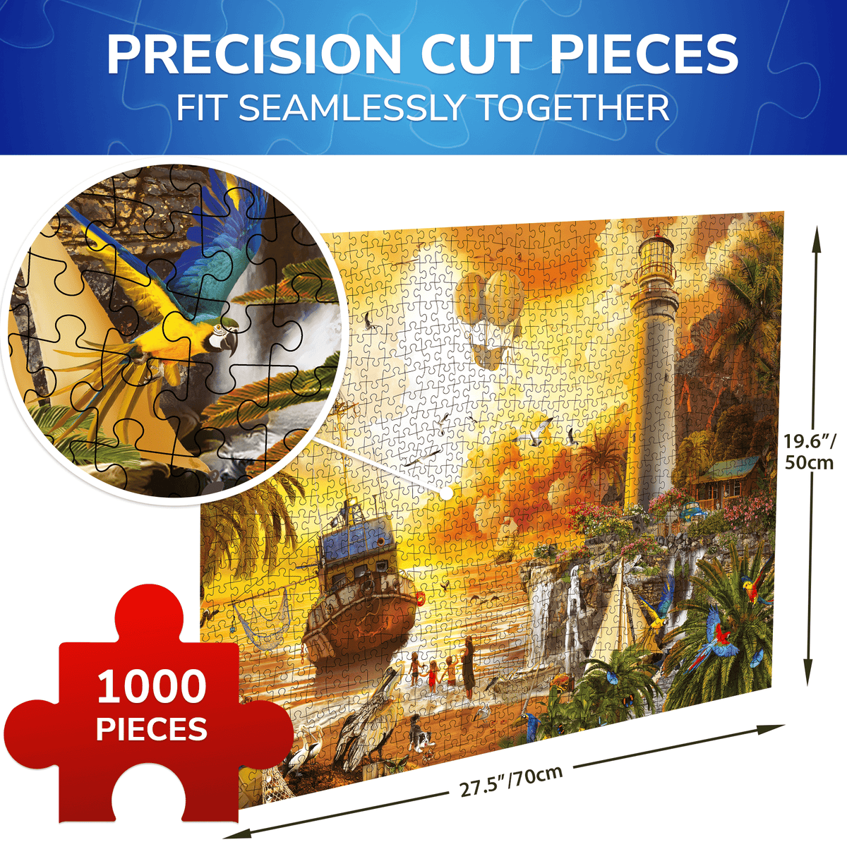 1000 Pcs Jigsaw Puzzle for Adults | Lighthouse