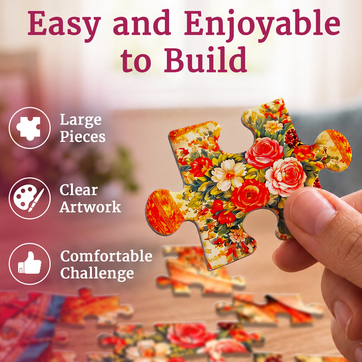 100 Pcs Search & Find Dementia Puzzles for Elderly - Still Lifes