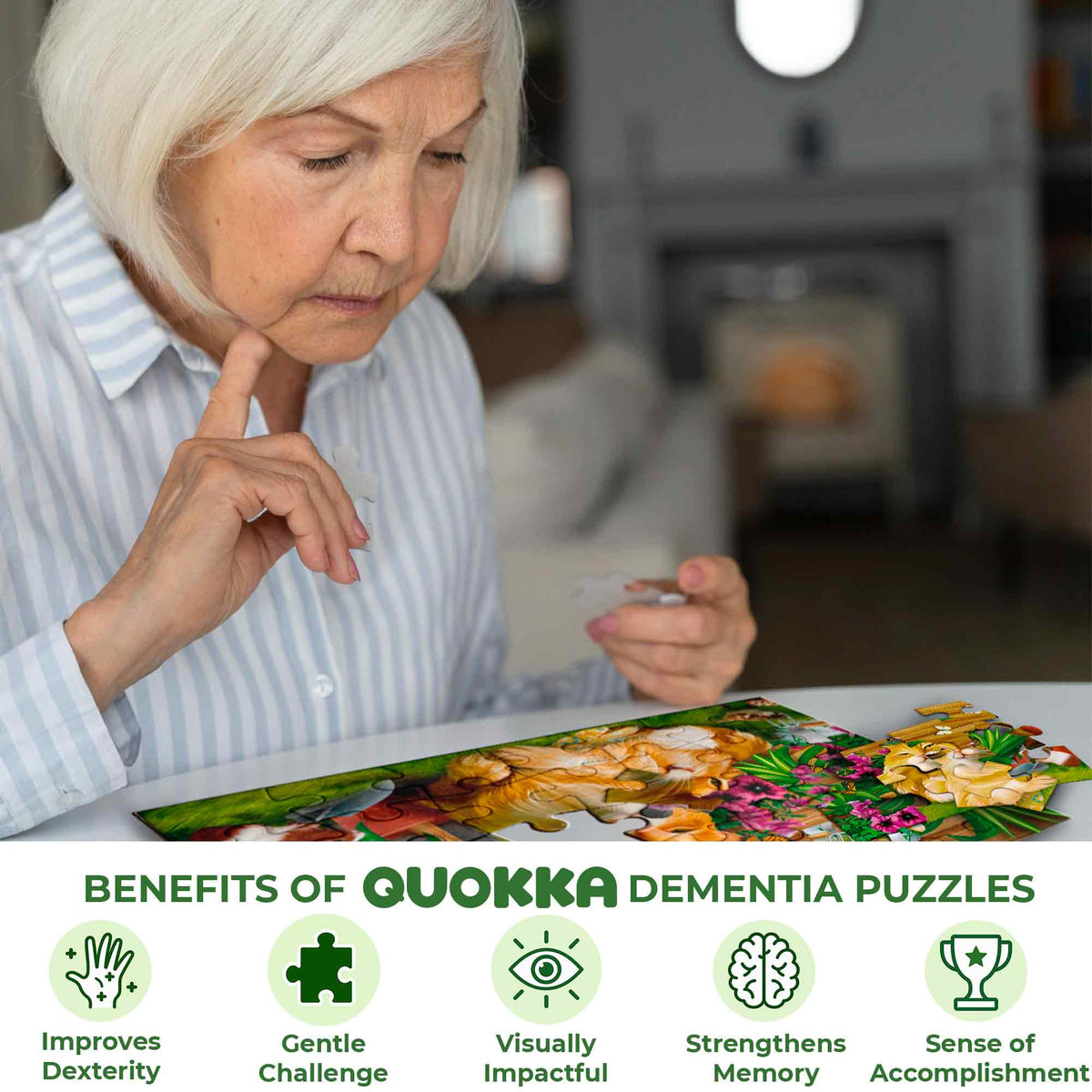 13 Pcs Dementia Puzzles for Elderly | Animals