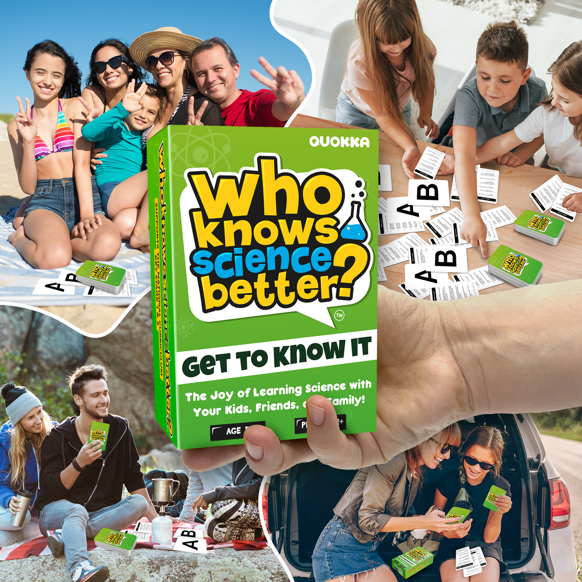Trivia Game Who Knows Science Better? for Kids & Family