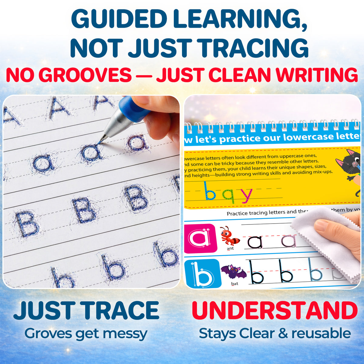 Tracing Books for Kids - Reusable Dry Erase Activity