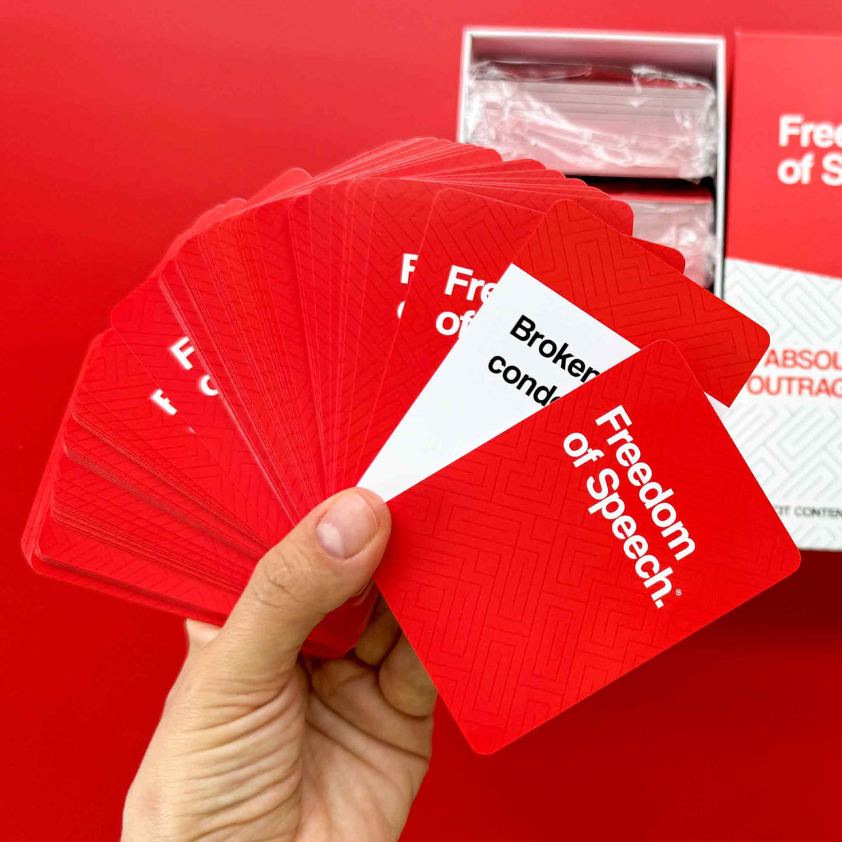 Party Card Games Freedom of Speech for Adults