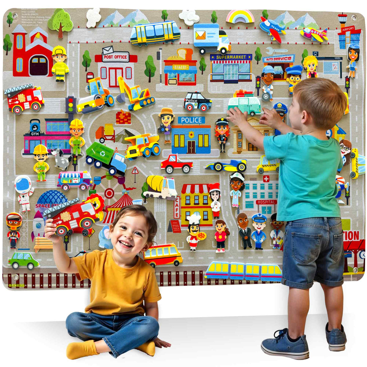 City Felt Board for Kids