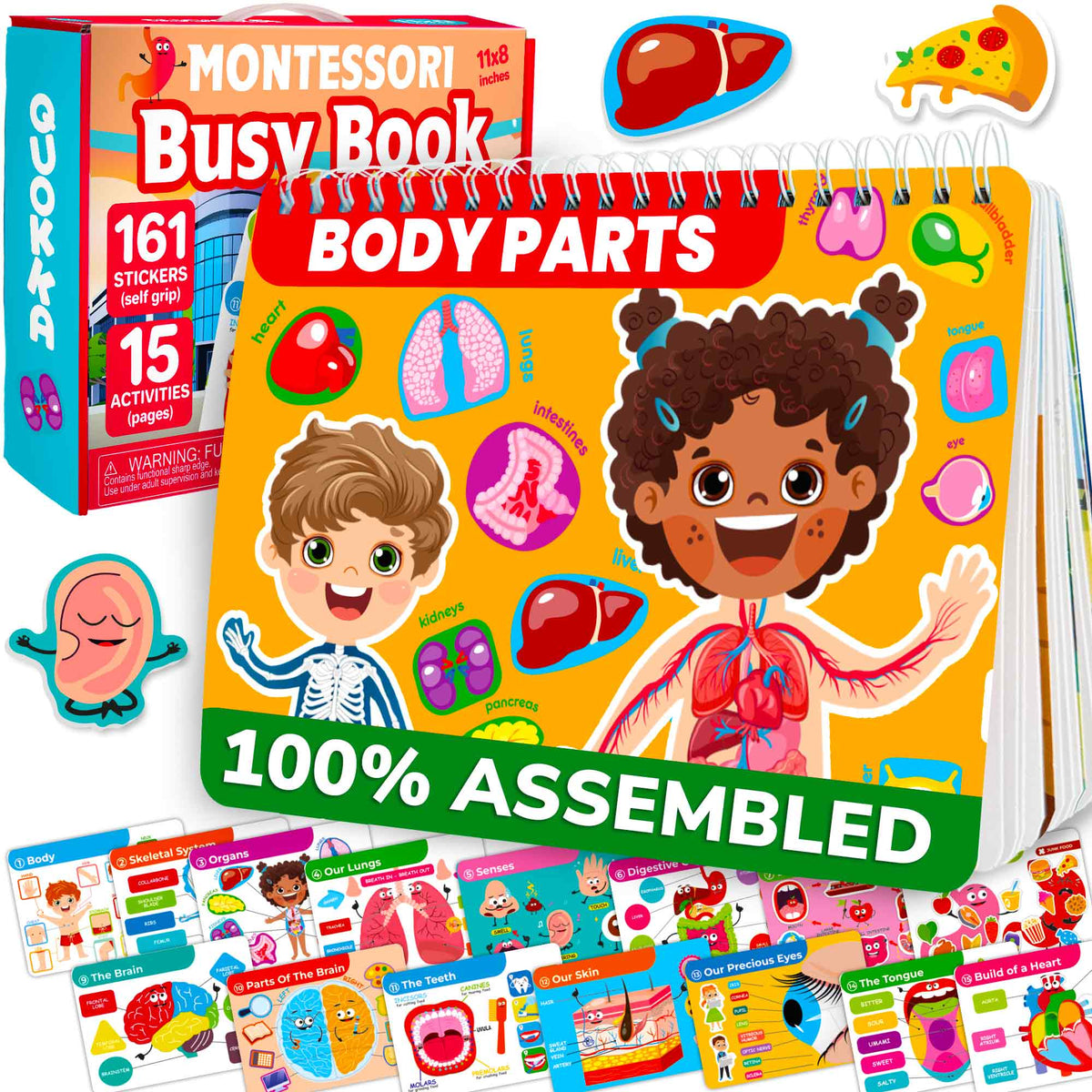 Montessori Busy Book for Toddlers 