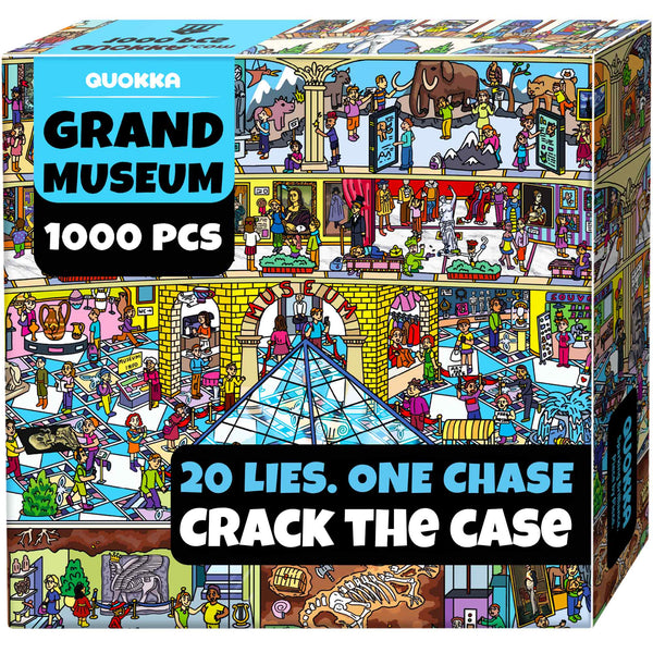 1000 Pcs Puzzle for Adults with Hidden Tasks - Grand Museum