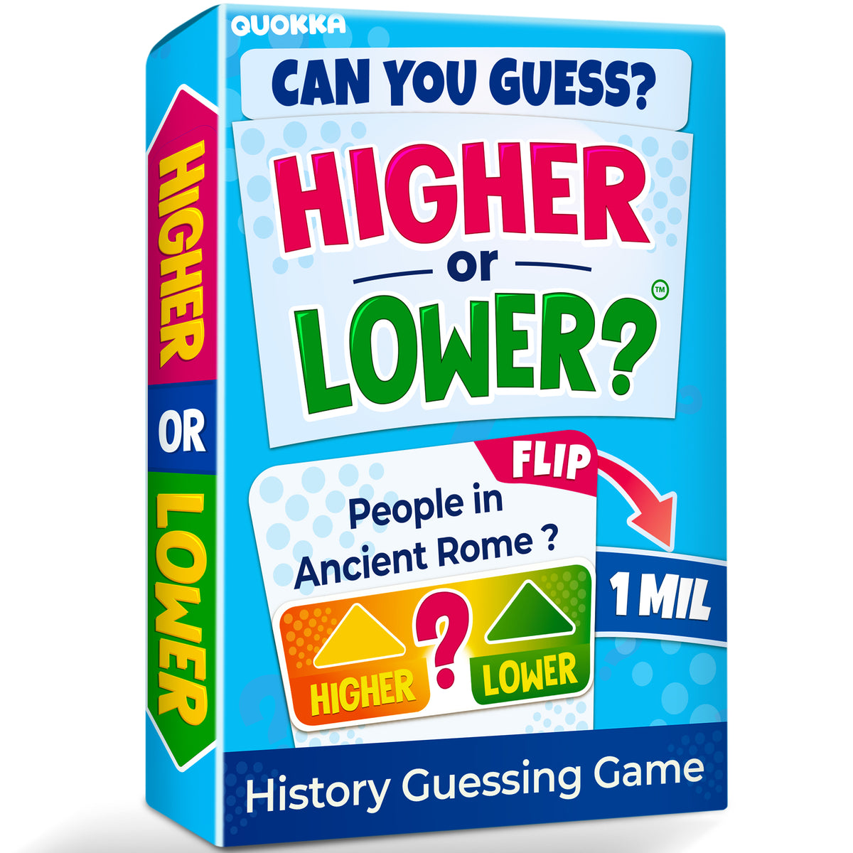 Higher or Lower History Board Game for Kids