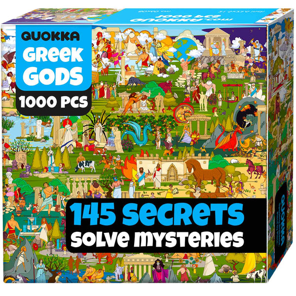 1000 Piece Puzzle for Adults With Hidden Tasks | Greek Gods