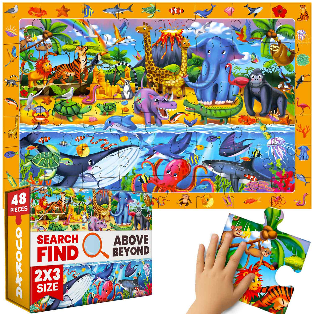 Floor puzzles for Kids Ages 4-8 