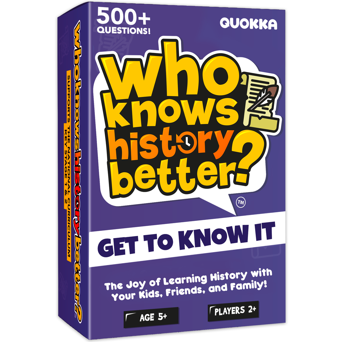 Trivia Game Who Knows History Better? for Kids & Family