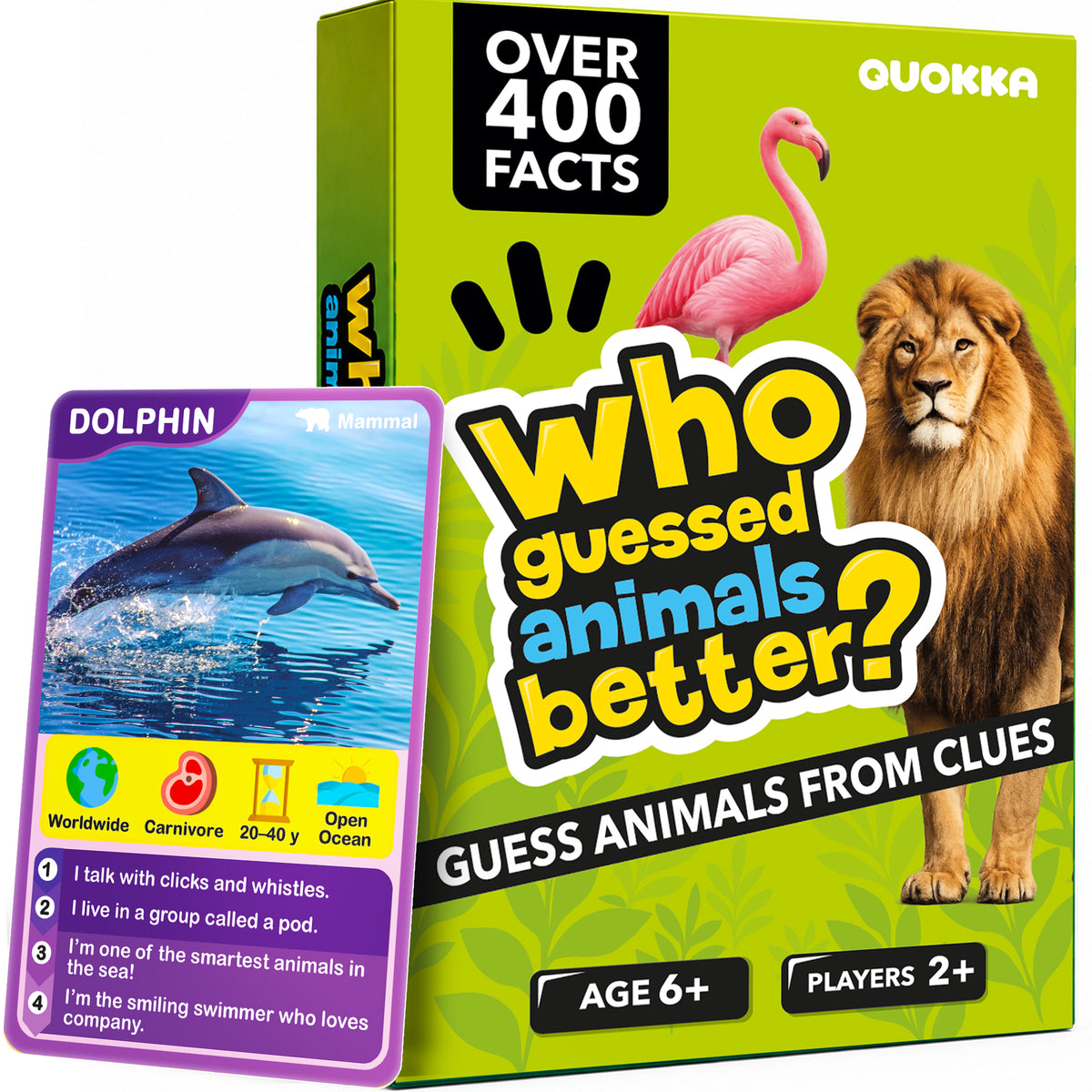 Educational Game for Kids - Who Guess It Better: Animals Vol. 2