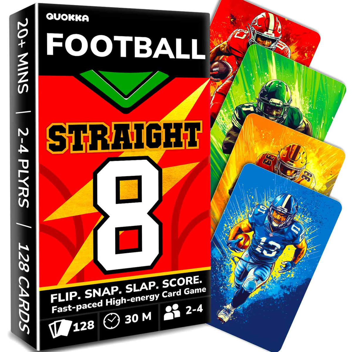 Fast-Paced Football Card Game for Kids & Adults