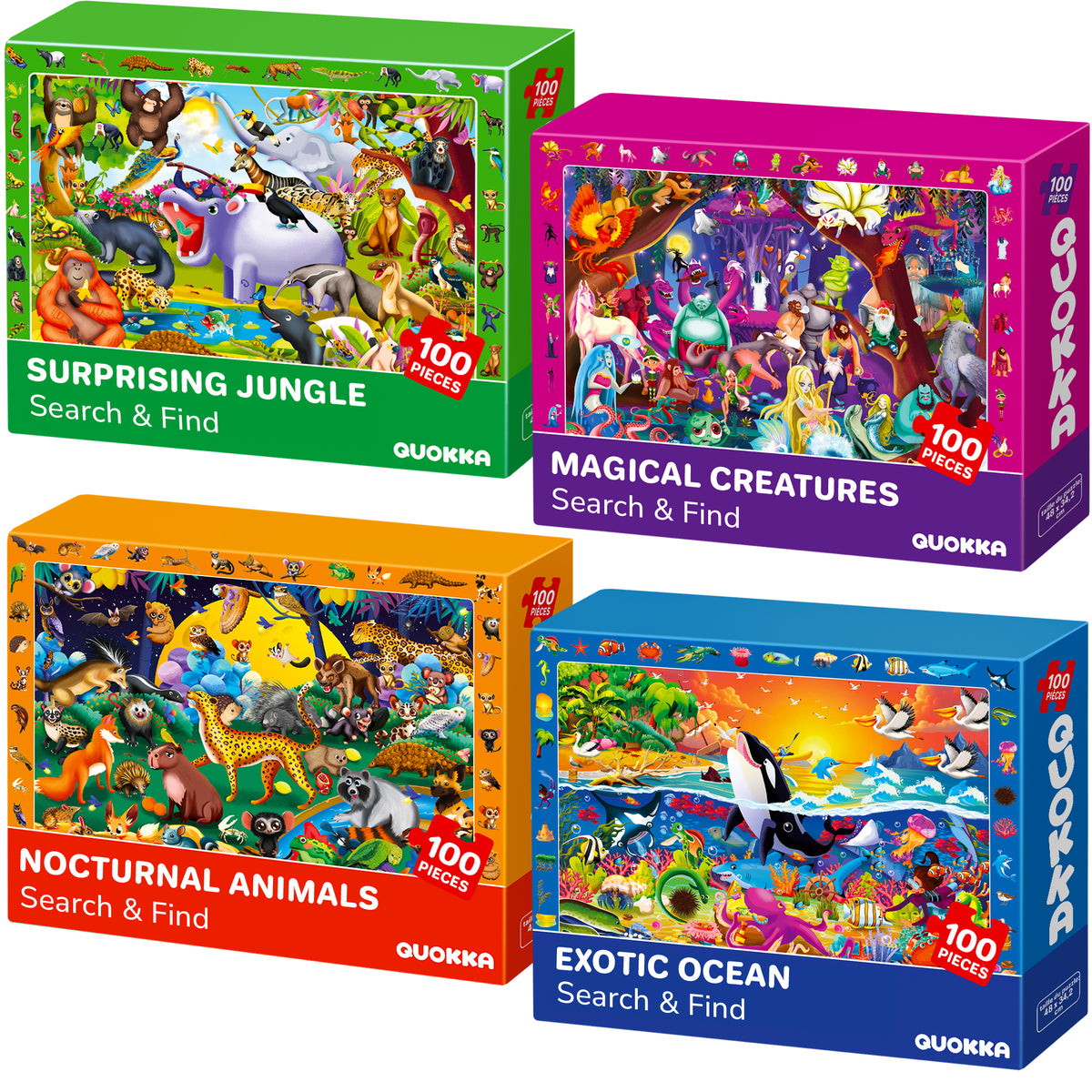 100 Piece Puzzles for Kids