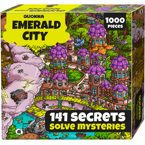 1000 Pcs Puzzle for Adults with Hidden Tasks | Emerald Kingdom