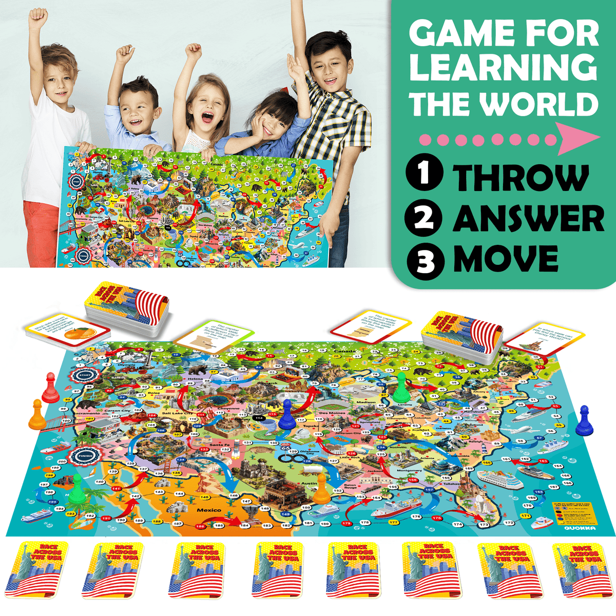 Board Game Race Across