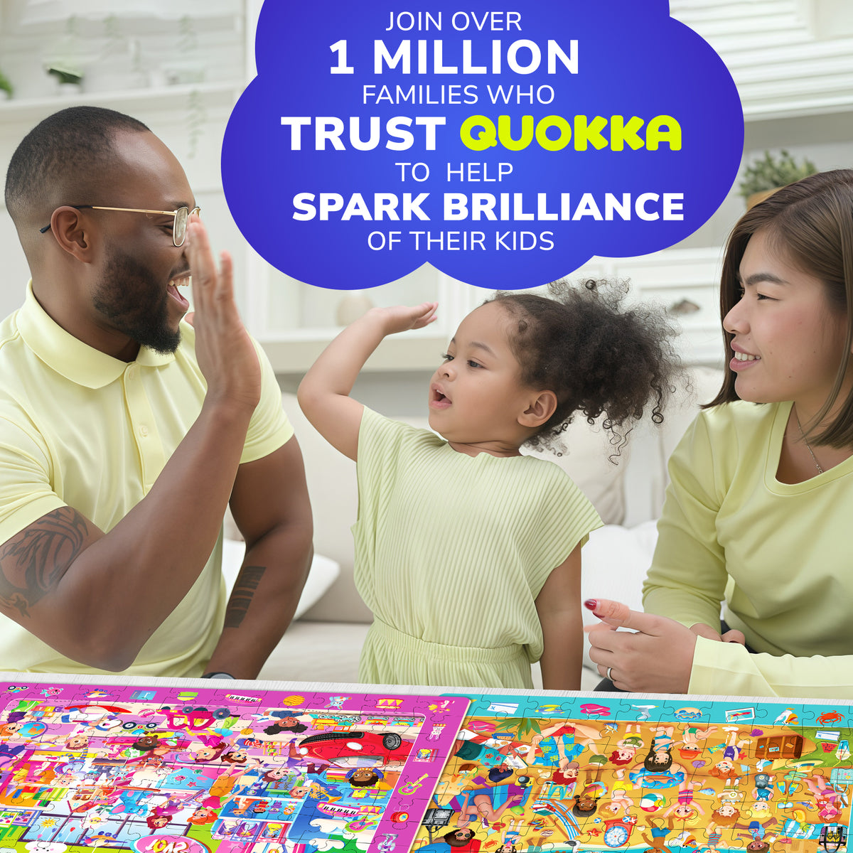 100 Piece Search & Find Puzzles for Kids Toy Store, Camping
