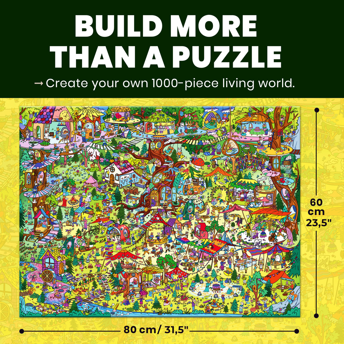 1000 Pcs Puzzle for Adults with Hidden Tasks | Twigtail Kingdom