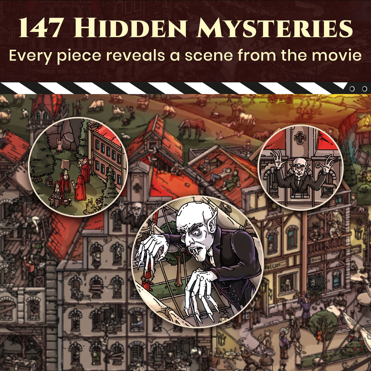 Bundle Set 3x1000 Piece Puzzle for Adults - Movie Collection
