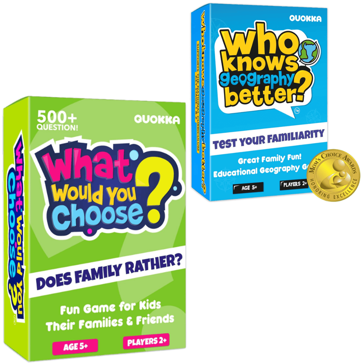 Kids & Family Card Trivia Game