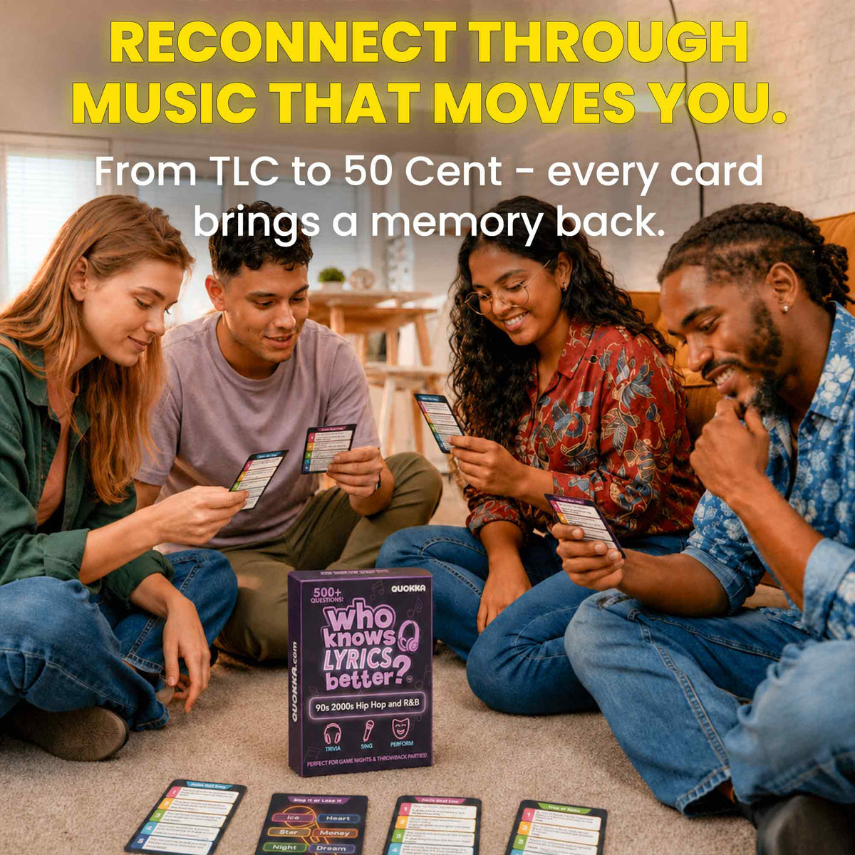 Card Game  Who Knows Lyrics Better? 90s & 2000s Hip-Hop & R&B