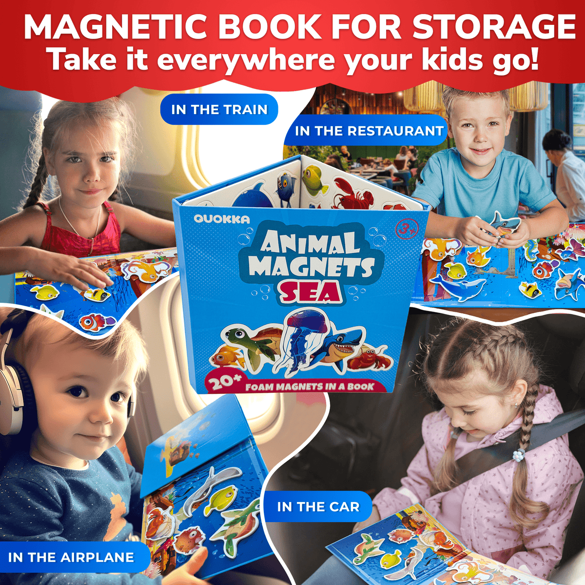 Sea Game with Playbook for Kids