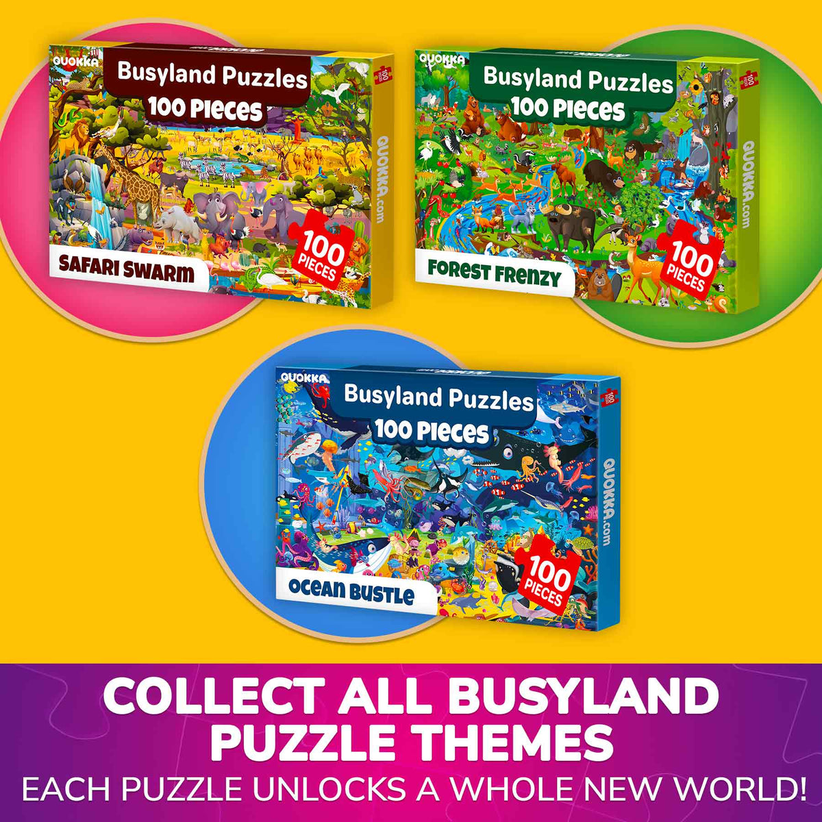 100 Piece Busyland  Jigsaw Puzzle
