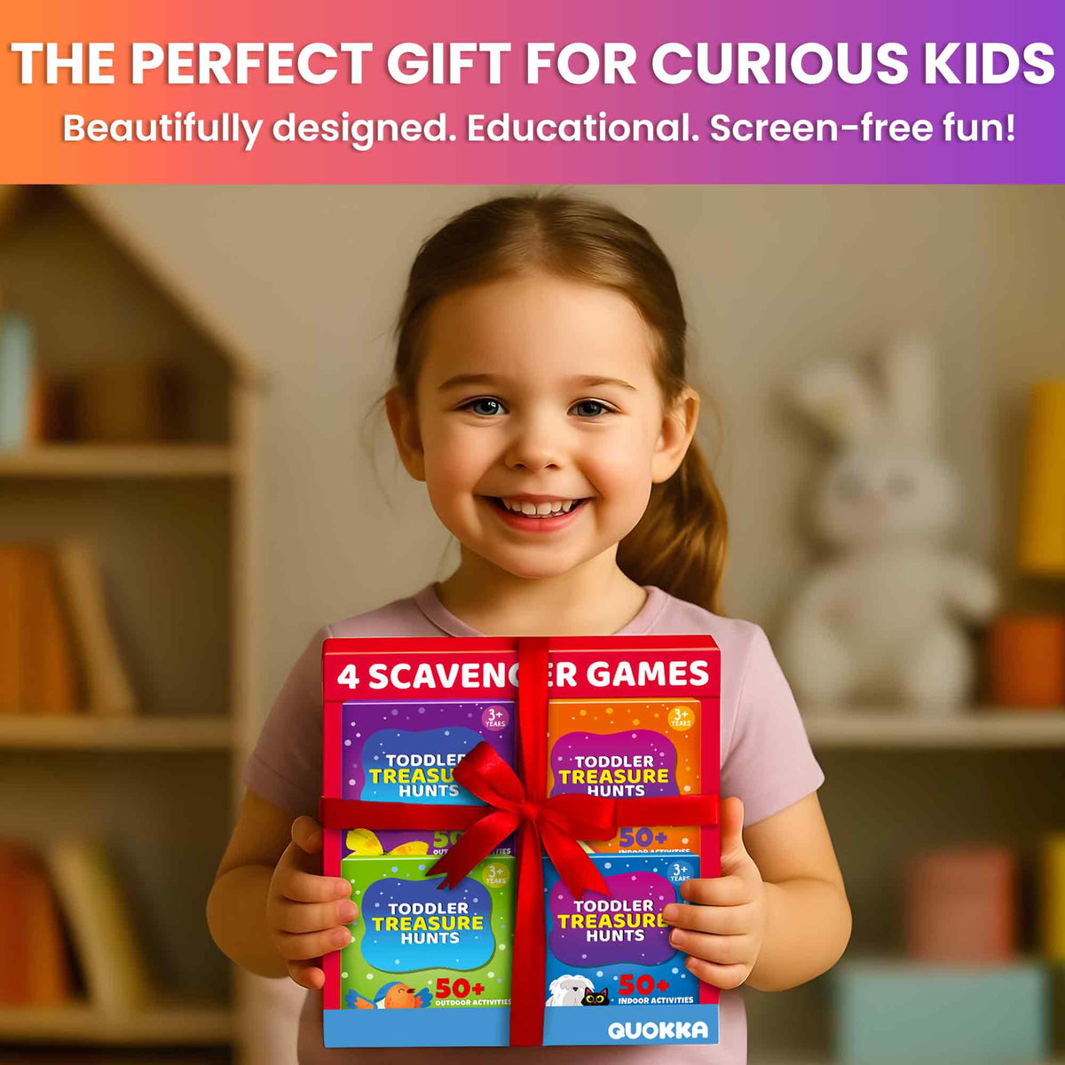 Scavenger Hunt Game for Kids - 200 Activities Outdoor Indoor Cards