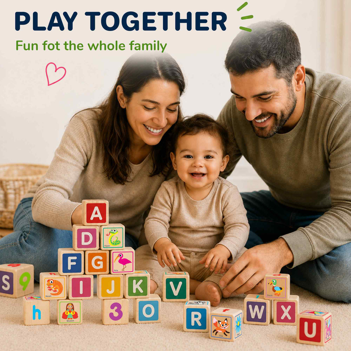 ABC Numbers Preschool Block Puzzles | Learning Toys
